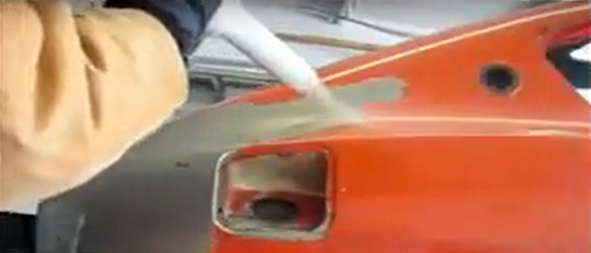 D�capage de Carrosserie par Nettoyage Cryog�nique