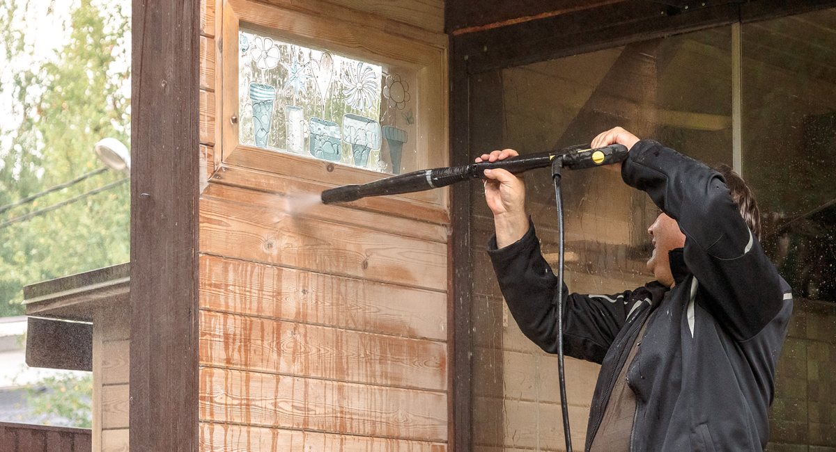 Nettoyage de Fa�ades par Projection de Glace Carbonique 